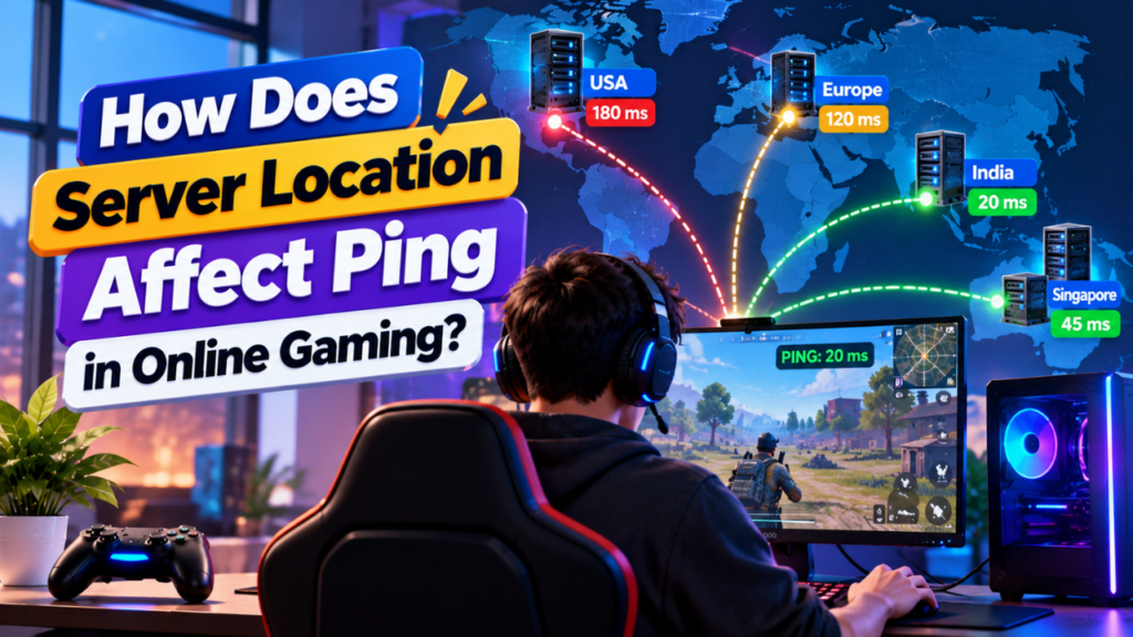 How Does Server Location Affect Ping in Online Gaming